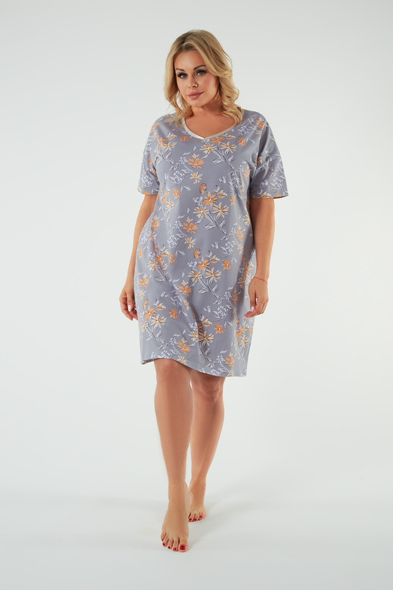 Camicia da notte Kasos, manica corta Moda italiana - stampa