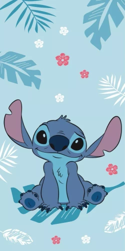 Lilo e Stitch Telo mare in cotone per bambini Kids25 | Disney | Per la spiaggia e la piscina Jerry Fabrics