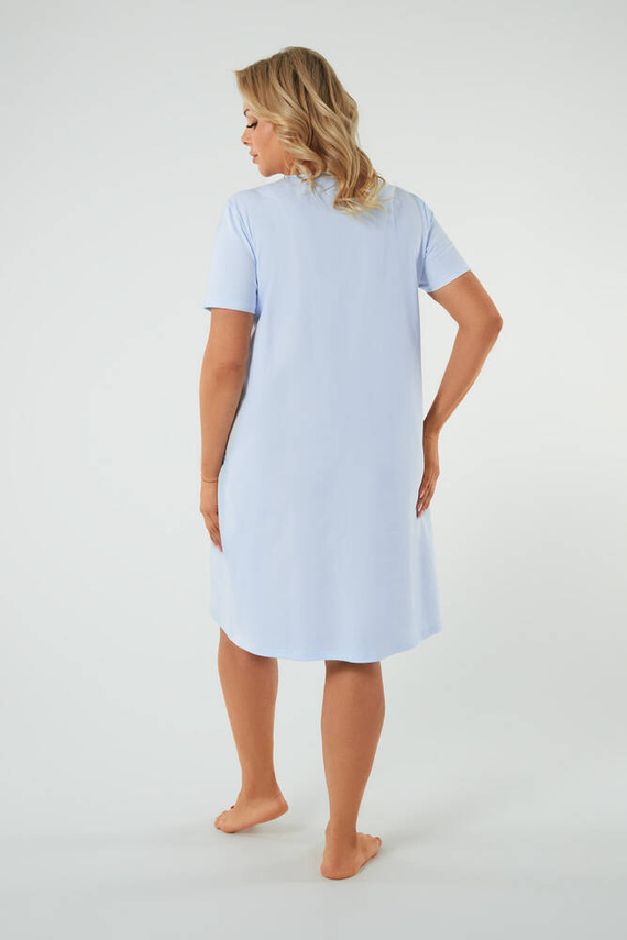 Camicia da notte e vestaglia da allattamento Moda Italiana - blu