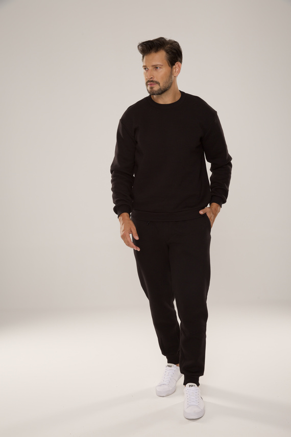 813 Indigo Tuta da uomo di De Lafense - nero