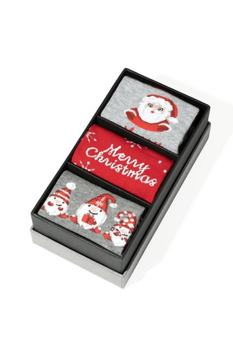 Calze da donna art. 195/1 Scatole di Natale Steven - in cotone, con bordo non stirabile