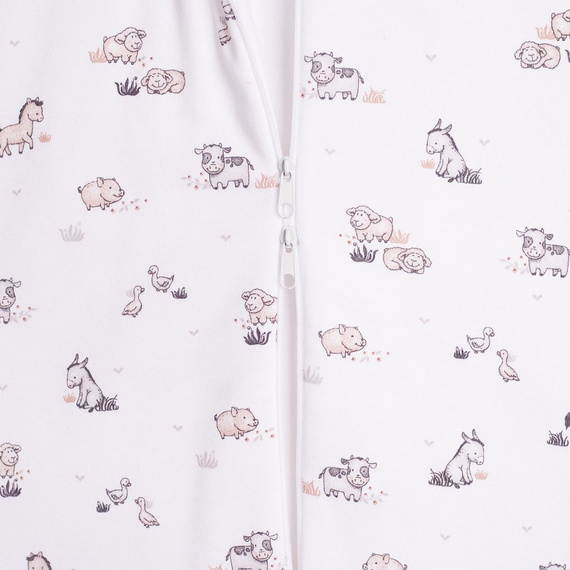 228044 Nicol FARMA Sacco nanna con gambali 1,5 TOG cotone animali
