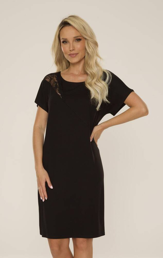 737 Camicia da notte Velar Forex - nero