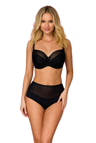 Biustonosz soft VB-501 Vena Big Soft K19 nero per seno grande con spalline larghe