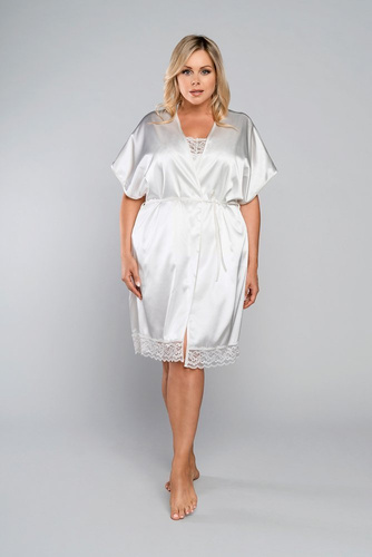 Touch Accappatoio a maniche corte Moda italiana - ecrù