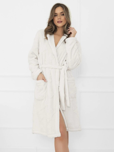 Vestaglia da donna in orsacchiotto Moda italiana con cappuccio, caldo, morbido bipolare