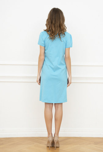 Camicia Joy Gravidanza e Allattamento Moda Italiana - turchese