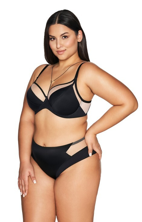 2136 Reggiseno morbido Ava - nero