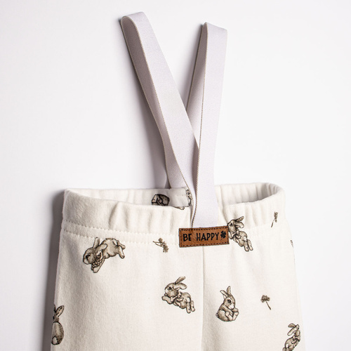 221016 Nicol Kiku Pantaloni Con Bretelle In Cotone Per Bambina
