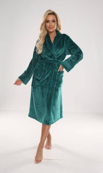 628 Accappatoio da donna Abigail Long Forex - verde