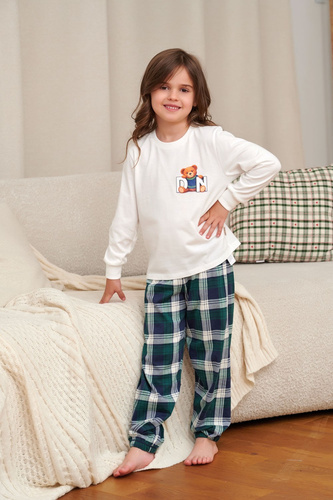 Pigiama Bambino Doctor Nap 7515 Teddy 100% Cotone Manica Lunga