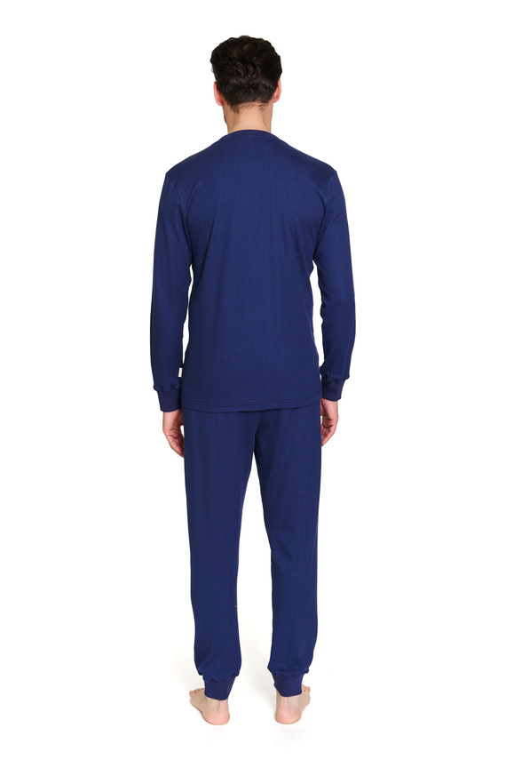 7350 Pigiama da uomo Doctor Nap - cotone a coste, comfort e stile - cosmos