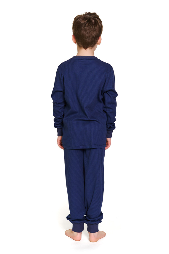 7351 Pigiama per bambini in cotone Doctor Nap - comfort classics - blu navy