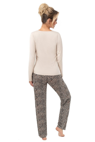 Pigiama da donna Donna Omari Long - manica lunga, viscosa, eleganza e comfort