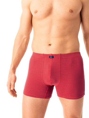 Boxer da uomo Key MXH 328 rosso - cotone, confortevole e traspirante