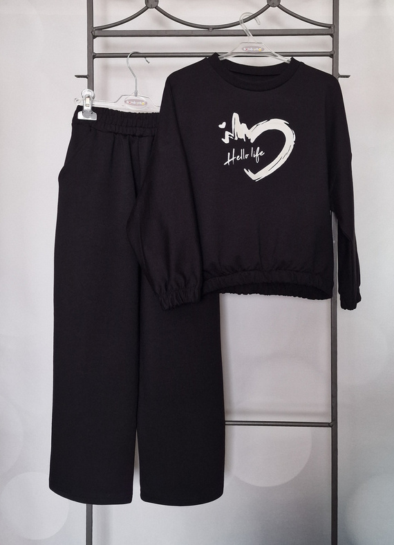 Gaja Felpa bambino Bambarillo nero | Felpa in cotone elasticizzato