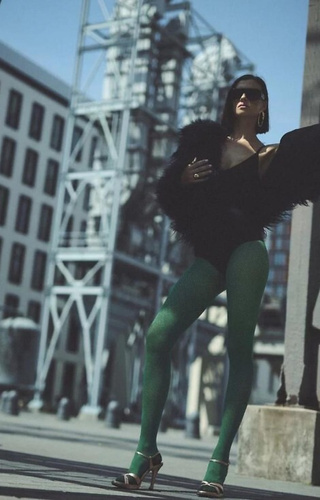 1236 Galia Collant 80 den Gabriella botigla - fantasia, velluto, tecnologia 3D