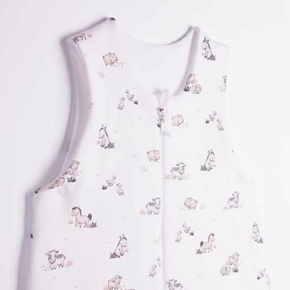 228044 Nicol FARMA Sacco nanna con gambali 1,5 TOG cotone animali
