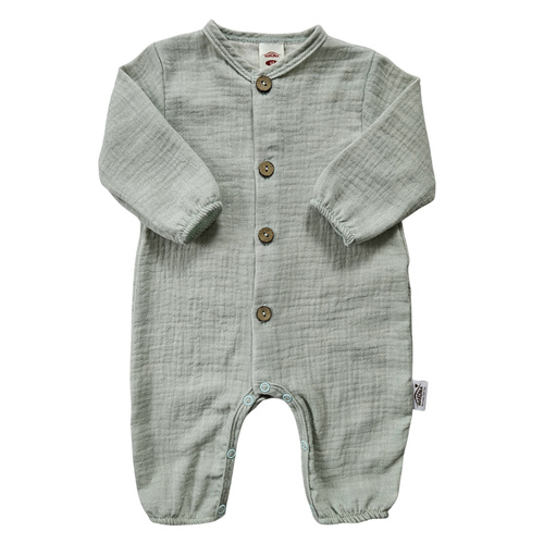 Just Muslin pajacifier 02235BSM Makoma mint- leggero, traspirante, 100% cotone