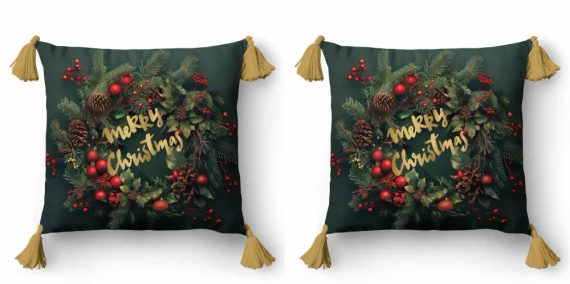 5377 A Merry Christmas Federa decorativa natalizia Deco Detexpol - zip