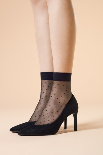 Calzini donna Fiore G 1008 Trinity 20 den sottili fantasia comfort