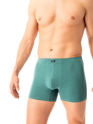 Boxer da uomo Key MXH 328 verde - cotone, confortevole e traspirante