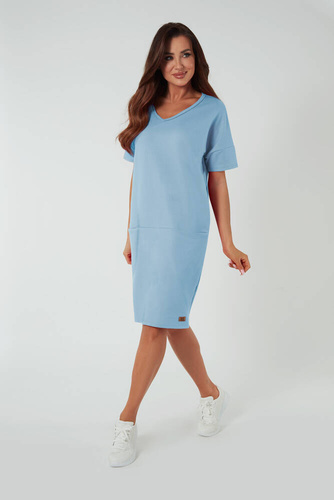 Tunica da donna Stella a maniche corte Italian Fashion - blu