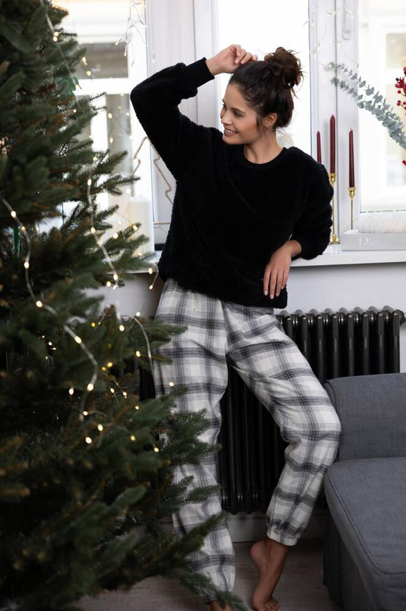 Pigiama Meredith Sensis donna - nero