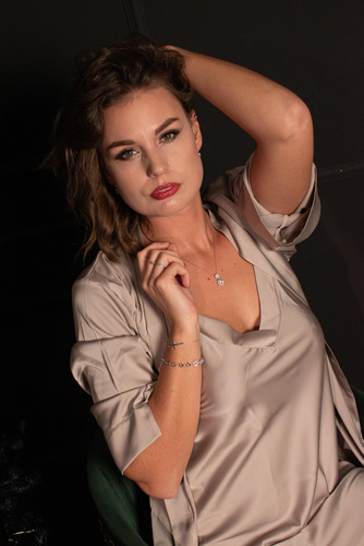 758 Cordelia Camicia da donna De Lafense - cappuccino