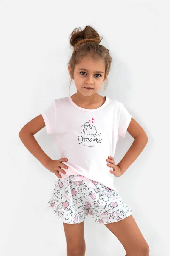 Sensis Lamb Kids Pigiama da bambina - rosa