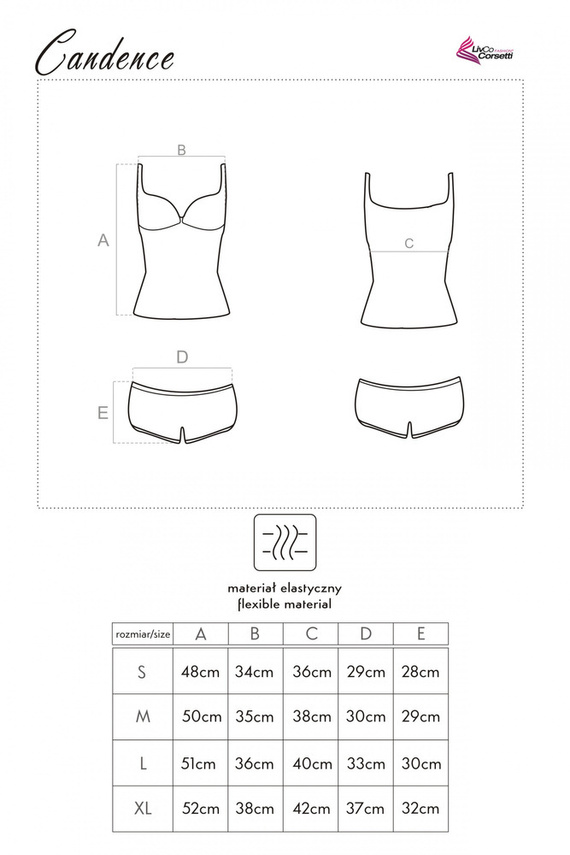 Candence LC 90039 Pigiama donna LivCo Corsetti Moda