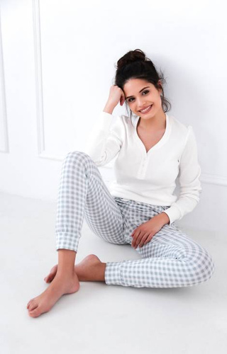 Pigiama da donna Desire Sensis - ecru