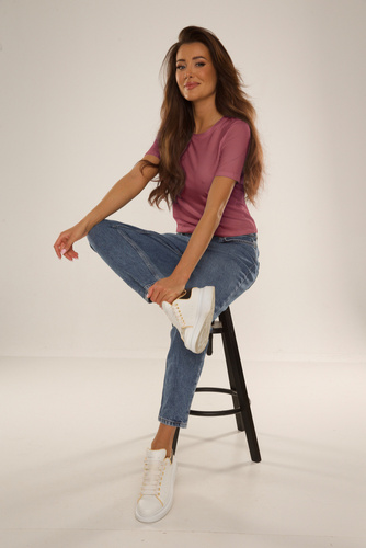 698 Freya Camicetta a maniche corte De Lafense - berry