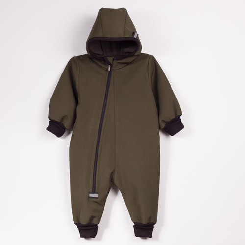 Tuta bambini Nicol 229082 Softshell con pile verde