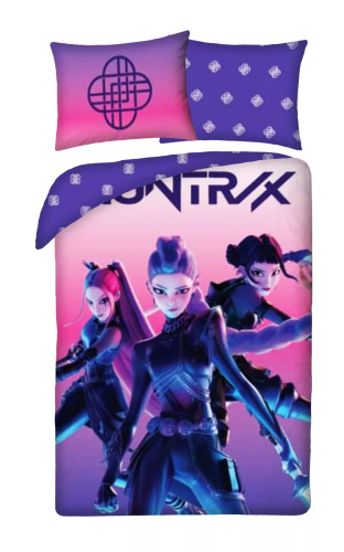 Halantex Biancheria da Letto in Cotone K-POP Demon Hunters 04 140x200 70x90 Viola