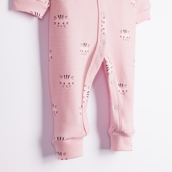 Pigiama neonato Nicol Tosia 225033 100% cotone gattini senza piedini