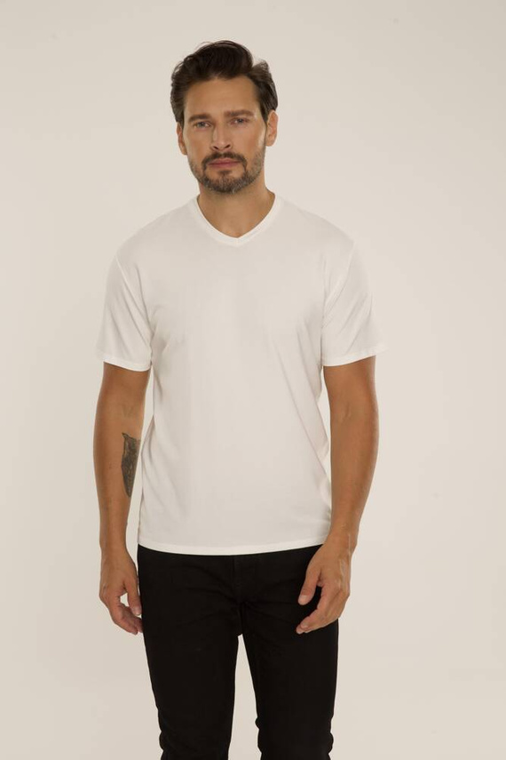 828 Chandler t-shirt De Lafense - ecrù