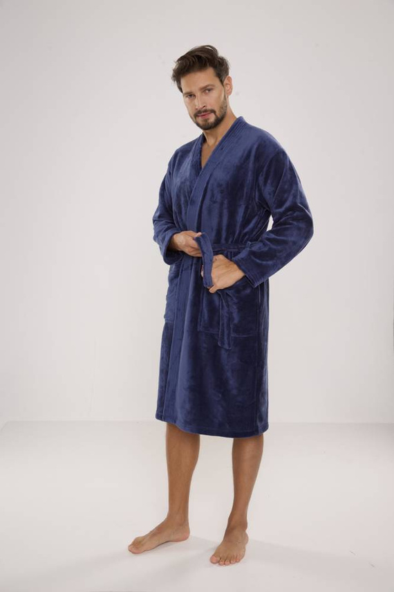 391 Hugo accappatoio da uomo De lafense - denim