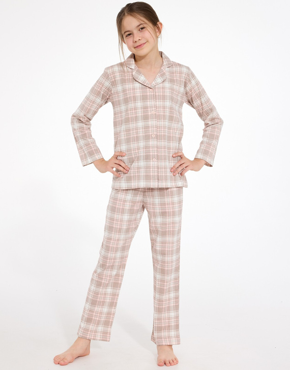 Pigiama bambina Cornette 972/211, 973/211 Giorgia 2 100% cotone con apertura frontale