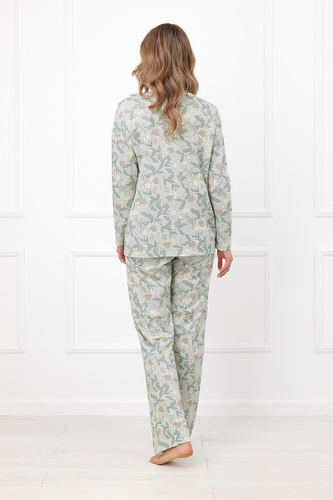 Pigiama donna Beauty Italian Fashion 100% cotone manica lunga pantaloni