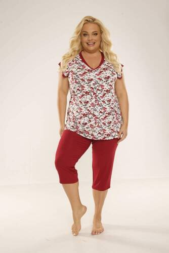 489/491 Pigiama Mia Plus Size Donna Forex - rosso