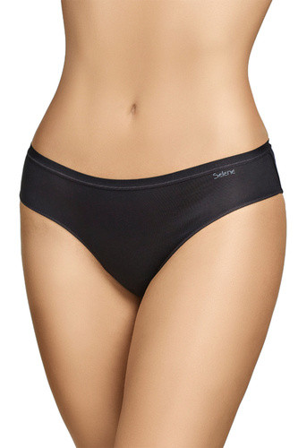 Figi bikini Selene 400 czarne bawełniane klasyczne 2-pack