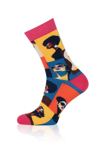 S171D Donna Calze lunghe Moda Italiana - rosa