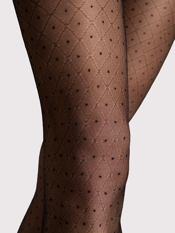 Collant Fiore Maribel G6130 20 den fantasia geometrica opachi