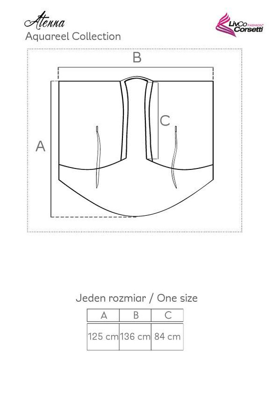 Collezione Atenna Aquareel Accappatoio donna LivCo Corsetti
