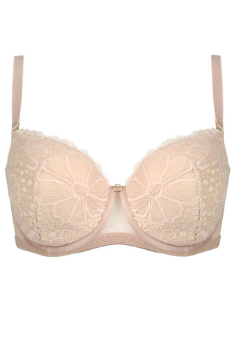 19230 Julia Mediolano Reggiseno a coppa intera beige - coppe piene, comfort ed eleganza