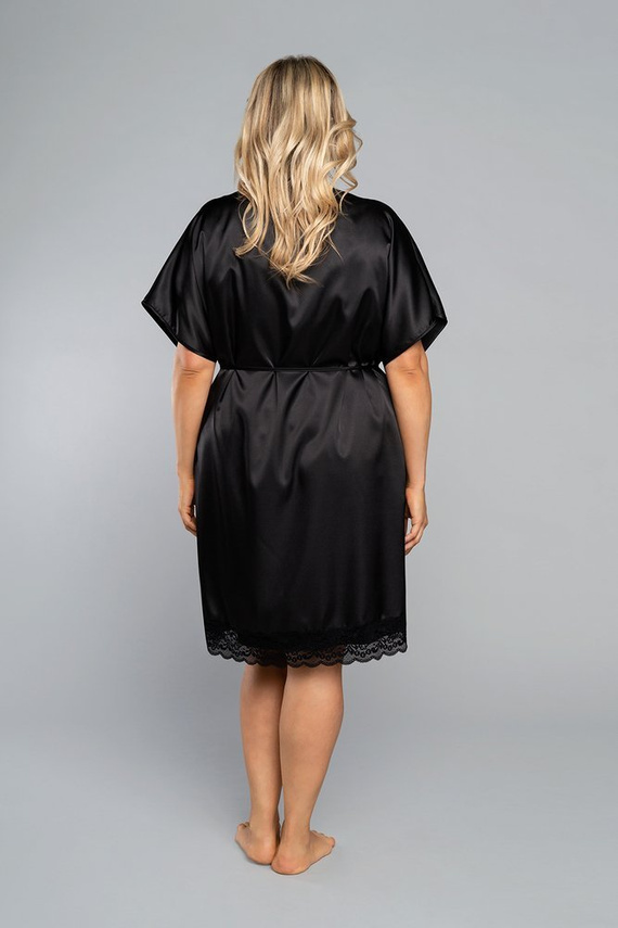 Touch Accappatoio a maniche corte Moda italiana - nero