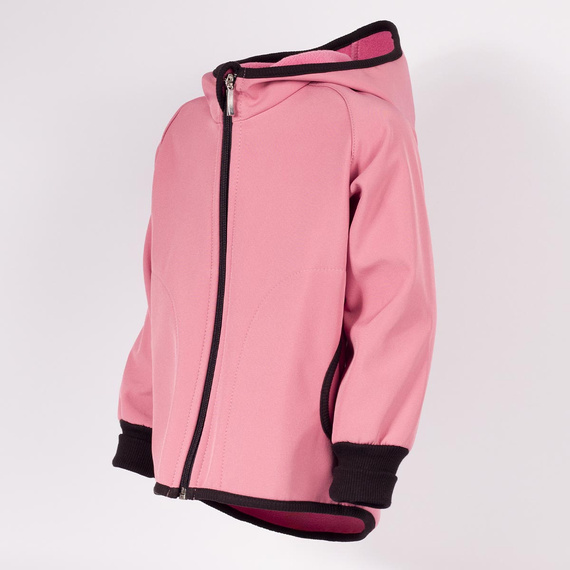 229001 Nicol Giacca softshell bambina con cappuccio, pile, riflettente