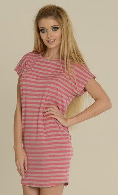 539 Camicia da notte Jovite kr. manica - lampone+melanzana