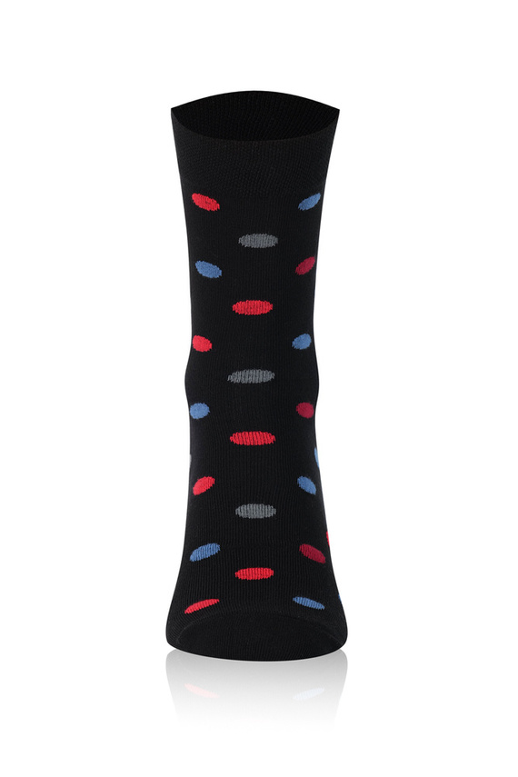 M21 Calze lunghe da uomo Italian Fashion - nero/bordeaux/grafite